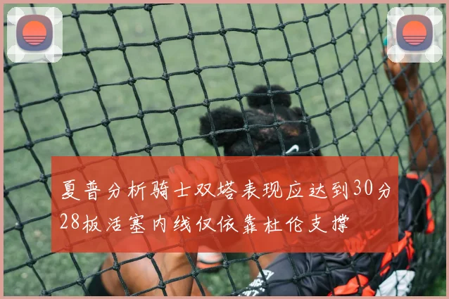 夏普分析骑士双塔表现应达到30分28板活塞内线仅依靠杜伦支撑